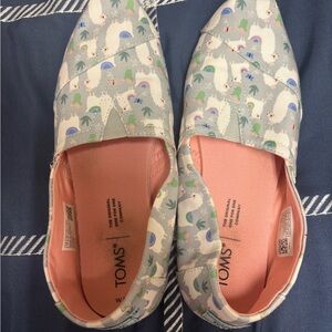 Toms Multicolor Patterned Women's Shoes- Worn Once